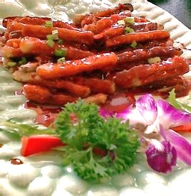 Жареные баклажаны по-китайски, пошаговый рецепт на ккал, фото, ингредиенты - Анюта